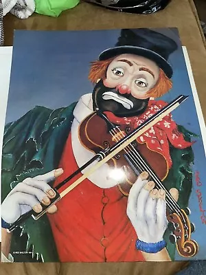 Vintage Red Skelton Signed Poster Copy Glossy Print. 14x18”  “1991” • $50