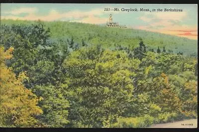 Mt Greylock In The Berkshires Massachusetts Postcard • $4.49