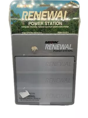Rayovac Renewal Station Battery Charger AA AAA C D Size Batteries Recharge • $9.34