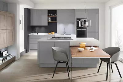 £1399 • Buy Magnet Hoxton Grey Matt Slab 7 Kitchen Unit £1399 Supply And Deliver All UK