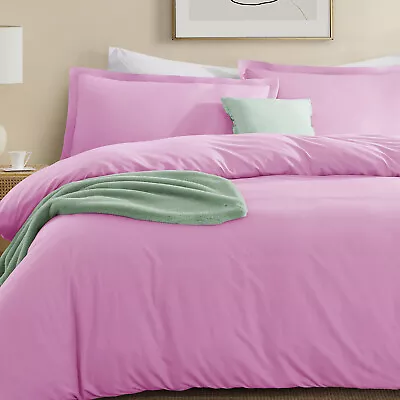 3 Pc Duvet Cover Set By Nymbus 1800 Series Ultra Soft Luxurious Comforter Cover • $29.99