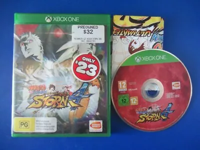 Naruto Shippuden Ultimate Ninja Storm 4 - Microsoft Xbox One Games PAL AUS • $16.20