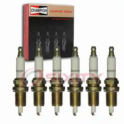 6 Pc Champion Iridium 9005 Spark Plugs For QC10WEP 4757 Ignition Wire Rw • $54.71