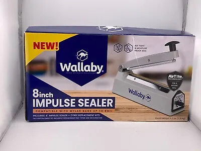Wallaby 8   Impulse Sealer - Manual Heat Sealer Machine For Mylar Bags NEW • $36.99