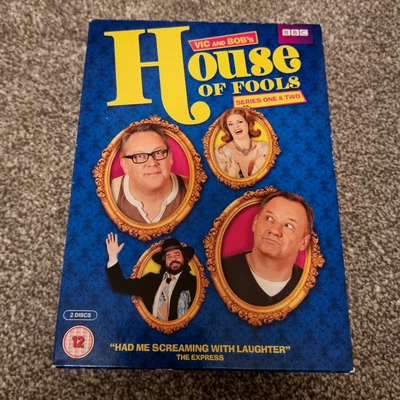 £65 • Buy House Of Fools - Complete S1 & S2 DVD Boxset - Vic Reeves And Bob Mortimer - VGC