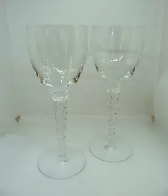 2x Stuart Crystal Large 10  Wine Water Glasses By Jasper Conran | Thames Hospice • £59.95