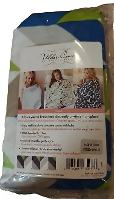 Udder Covers Breastfeeding Nursing Apron Privacy Cover Up Cotton Blanket Blue • $7