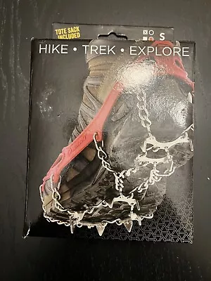 Kahtoola MICROspikes Footwear- Snow Ice Trail Hiking Crampons - NEW Size Small • $44.99