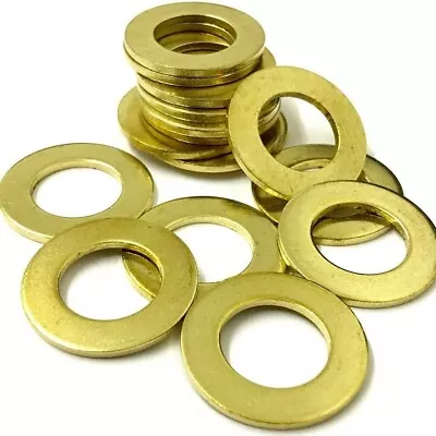 £49.95 • Buy  M5 M6 M8 M10 M12 M16 Brass Washers Form B Washer To Fit Machine Screws