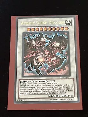 Atomic Scrap Dragon STOR-EN043 Unlimited Ultra Rare • $2.99