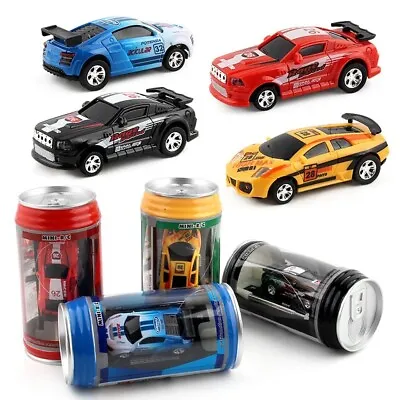 Coke Can Micro RC Car | Kids Toy | Rechargeable | Mini Remote Control Racing • £13.49