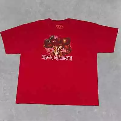 Red Samus Metroid Iron Madden Graphic T-Shirt Size XXL • $12