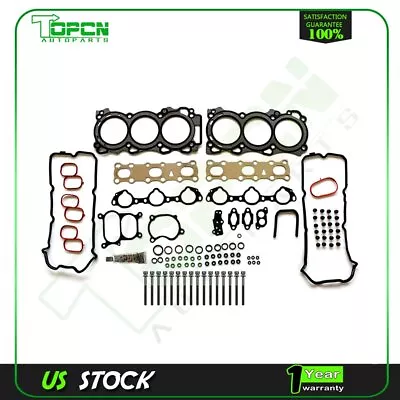 05-13 Fits Nissan Pathfinder Xterra 4.0L V6 DOHC VQ40DE Head Gasket Bolts Set • $63.35