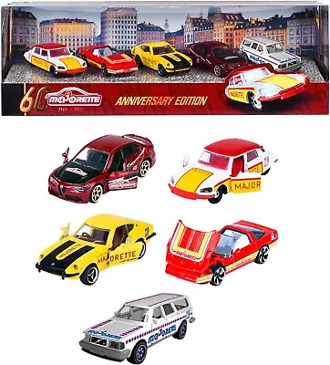 Majorette 60 Anniversary Edition 5 Pack Giftpack Giftset. Volvo. Model Car Metal • $37.90