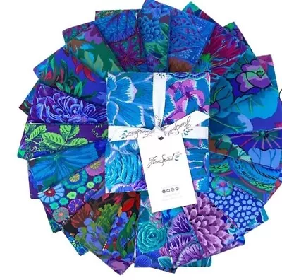 Kaffe Fassett Collective Sew Blue Half Yard Bundle 20 Pcs • $85