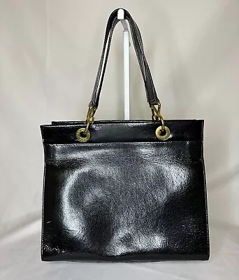 Vintage Black Leather Celine Purse/Hand Bag • $200