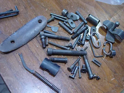 Lot Used & Vintage Gun Rifle Sight Butt Plate Pins Mount Screws Bolts Hood Parts • $14