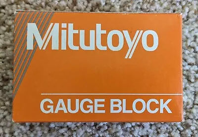 Mitutoyo 611216-531 Rectangular Steel Individual .65 In Gage Block ASME Grade 0 • $30.95