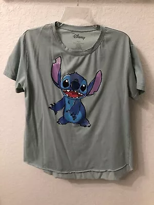 Disney’s Stitch Women’s Light Green T-shirt ~ Size XL • $12.98