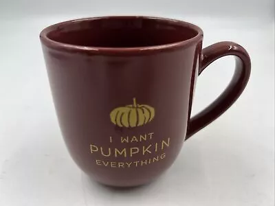 Place & Time Ceramic 16oz I Want Pumpkin Everything Mug AA02B38002 • £19.41