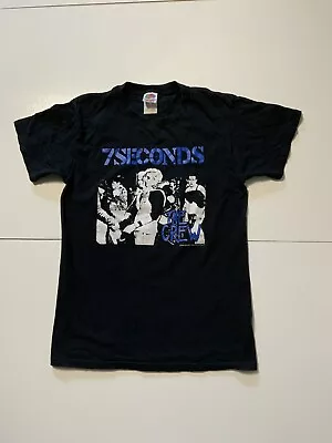 7 Seconds The Crew 2005 Machete Hardcore Punk Rock Band Black T-Shirt Sz. S • $39.99