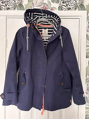 Joules Ladies Iconic Coastal Coat Jacket UK Size 8 VGC • £25