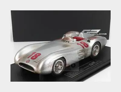 1:18 GP REPLICAS Mercedes F1 W196R Win.France GP Fangio 1954 +Showcase GP128AD • £174.16