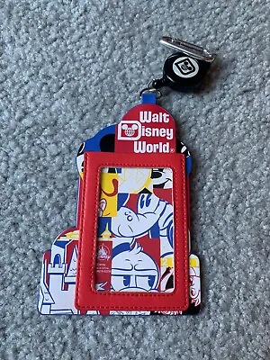 Disney Parks Loungefly Mickey Mouse 2021 Lanyard Card ID Holder • $12.99