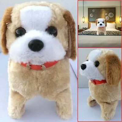£10.90 • Buy Cute Plush Fuzzy Barking Jumping Flipping Dog Puppy Pet Electronic Toy Xmas Gift