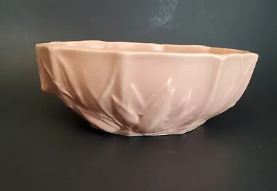 Vintage Nelson McCoy Ceramic Pink Lily Lotus Planter Console Bowl Dish Pottery  • $24.99