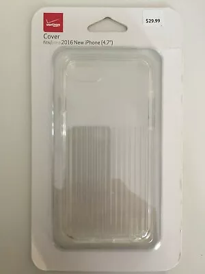 Verizon Textured Shock-resistant Case For IPhone 7/6/6s - Clear NEW • $4.46