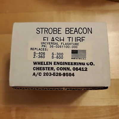 Whelen Strobe Beacon Universal Flash Tube A-406 Z360 S600 S406 S-300 FAA-PMA NOS • $25.95