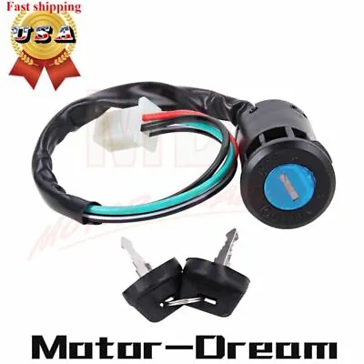 ATV Key Ignition Switch 4 Wire For Chinese 50CC 90 125 150 200 250CC TaoTao SUNL • $7.25