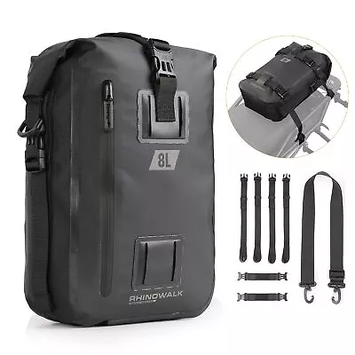 Motorcycle Tail Bag Motorcycle Rear Seat Bag Motorcycle Backpack Motorcycle Lugg • $80.78