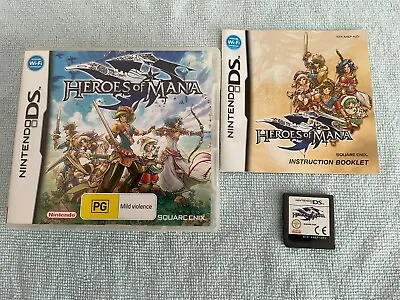 Heroes Of Mana (Nintendo DS 2007) AUS PAL Complete • $29.99