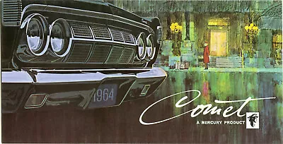 1964 Mercury Comet Caliente 404 202 Vintage (NOS) Sales Brochure • $11.99