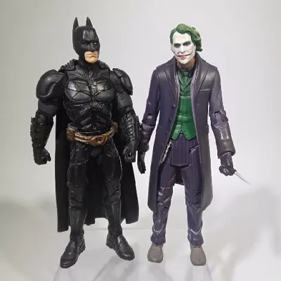 $39.99 • Buy The Dark Knight Movie Masters Batman And Joker With Knife Lot Mattel #Ml