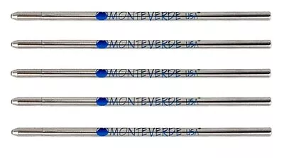 5 Pack Monteverde D1 Style Mini Ballpoint Pen Refills - Color Choice D13 • $9.95