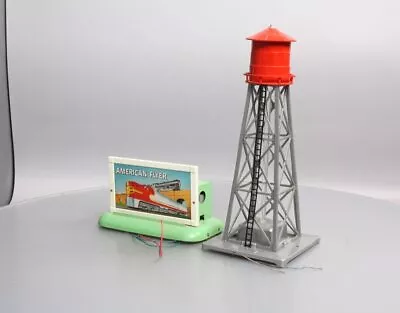 American Flyer Vintage S Gauge Acc: 561 Whistle Billboard & 772 Water Tower [2] • $95.94