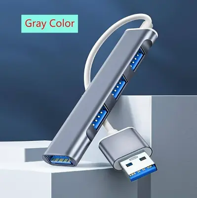 4-Port 3.0 USB Hub - Black & 2 Silver Hubs • $12