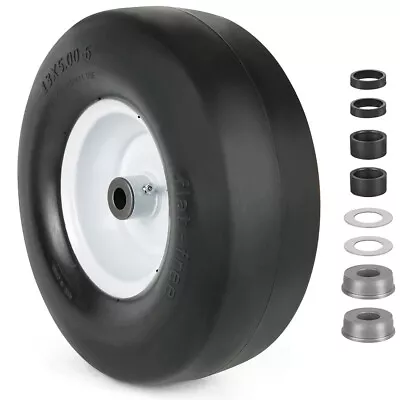 13x5.00-6 Flat Free Tire Wheel With Rim Solid Tire For Zero Turn Mowers • $57.99