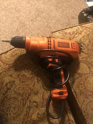 Black & Decker 3/8  Dr340 6 Amp Keyless Chuck Corded Drill Drive • $20