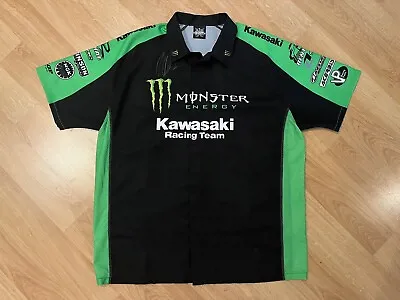 Ryan Villopoto - Signed - Actual Worn Team Kawasaki Pit Crew Shirt - *very Rare* • $650
