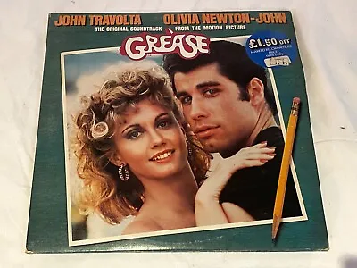 £12.50 • Buy Vintage Grease 12” Vinyl Double LP Film Soundtrack