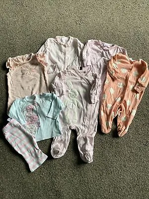 £4 • Buy Baby Girls Next Bundle Babygrows Romper Pyjamas Up To 3 Months 0-3