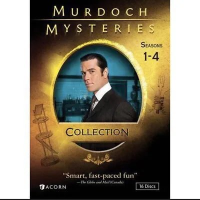 Murdoch Mysteries Collection: Seasons 1-4 (DVD) 16 Discs Brand New • $60.86