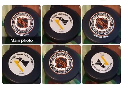 Pittsburgh Penguins Nhl Vintage  Official Hockey Puck Vegum & Trench Mfg. - 🇸🇰 • $24.87