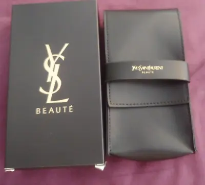 Empty Yves Saint Laurent Beaute Brush Kit Pouch And Box • £15