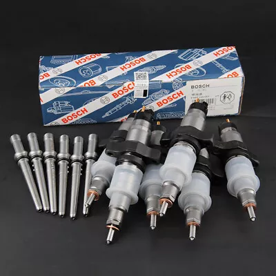 Set Of 6 OEM Bosch Diesel Injectors Fits 03-04 Dodge Ram Cummins 5.9L 0445120255 • $674.75