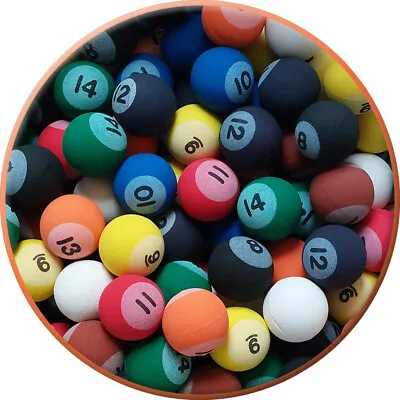 Billiard / Pool Style Rubber Bouncy Super Balls Fun Gift Party Favors • $13.99